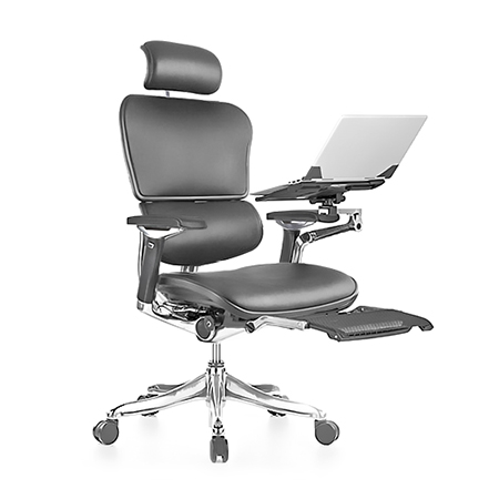 Luxury Boost ergonomic office chair in genuine leather