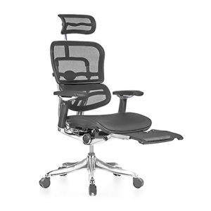 Ergonomic mesh ergonomic office chair with leg rest by Ergohuman