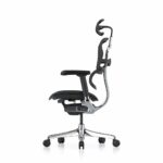 Left side view of Ergohuman 2 Elite Mesh office chair in black