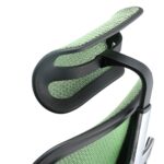 Green mesh headrest detail