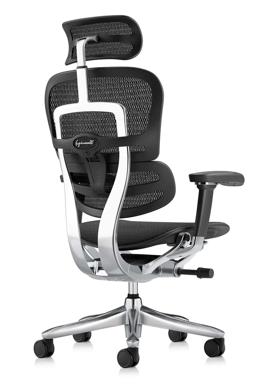 Ergonomic Office Chair Ergohuman 2 Luxury SE Mesh in Black right rear quarter