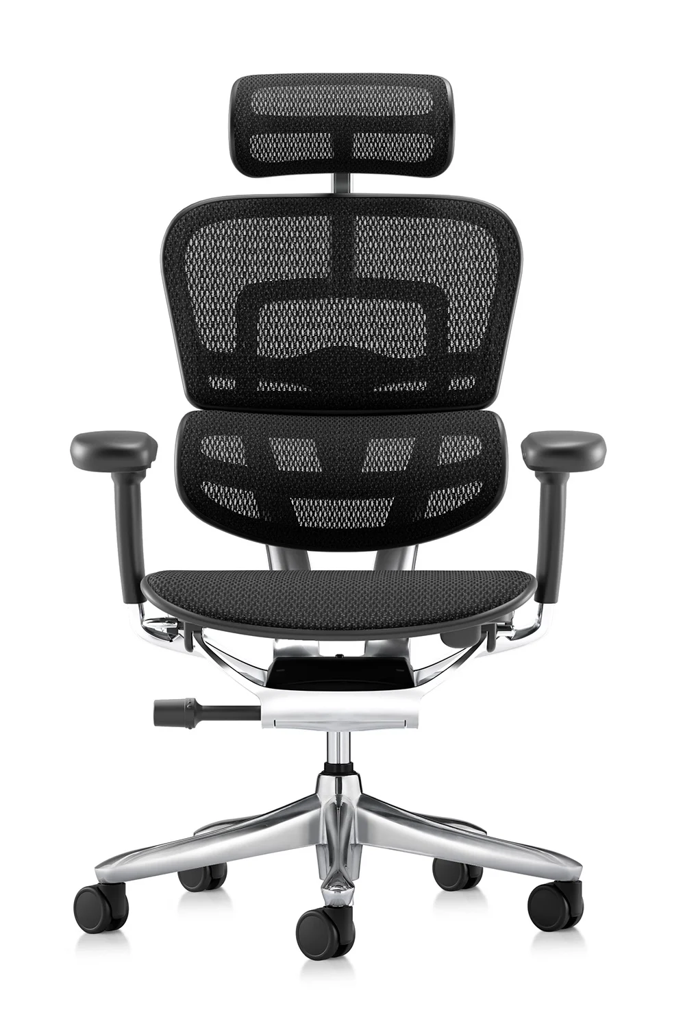 Ergonomic Office Chair Ergohuman 2 Luxury SE Mesh in Black front view