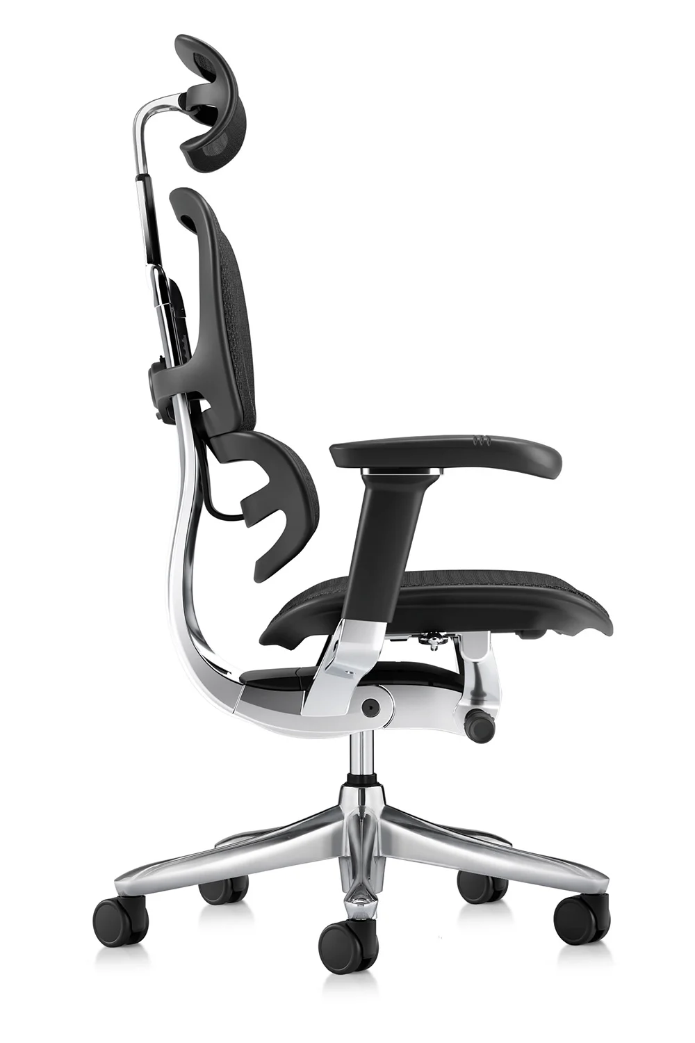Ergonomic Office Chair Ergohuman 2 Luxury SE Mesh in Black right side view