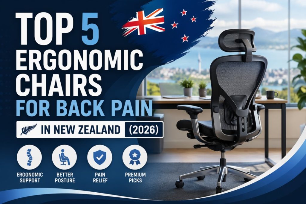 Top 5 Ergonomic Chairs for Back Pain in New Zealand (2026) Ergonomic Chairs