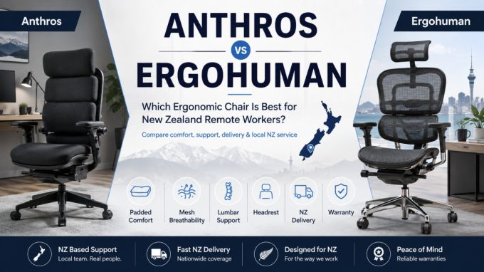Anthros chair NZ vs Ergohuman ergonomic chair comparison