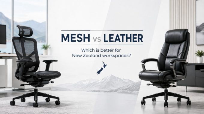 Mesh office chair NZ versus leather ergonomic office chair comparison